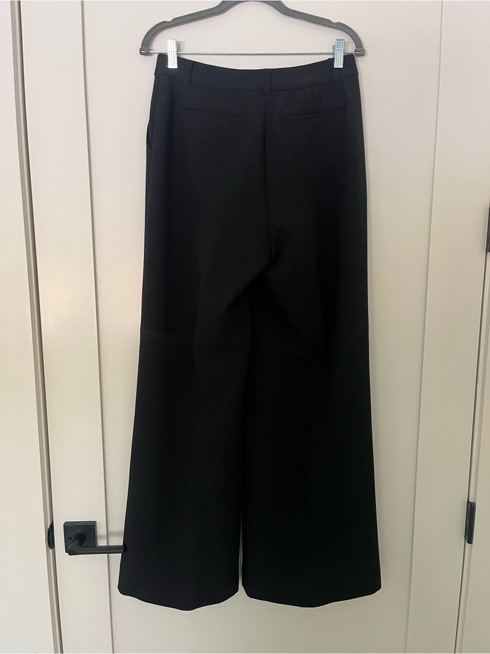 L'AGENCE Black Wide-Leg Trousers